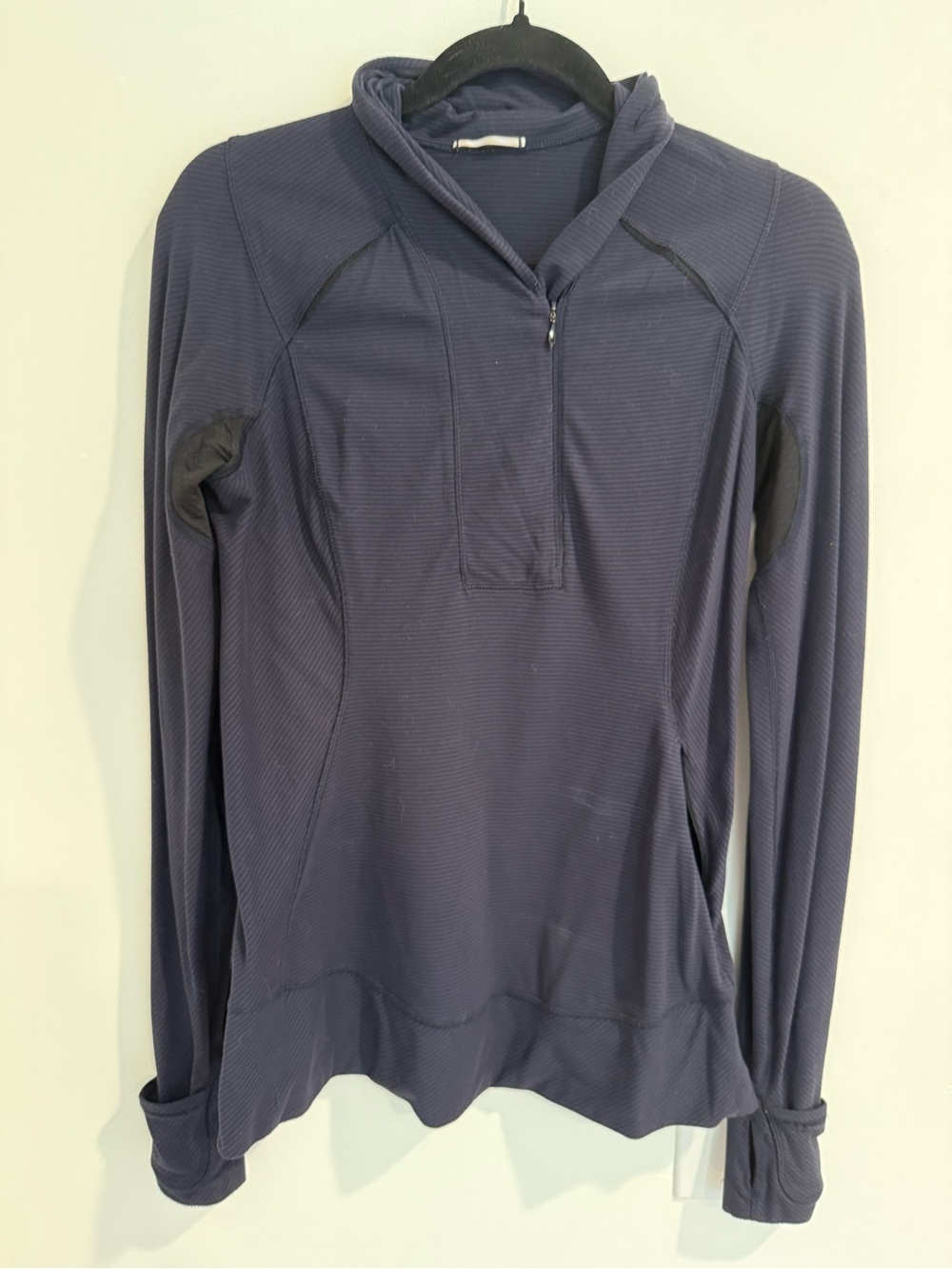 lululemon athletica Navy Half-Zip Hoodie Pullover